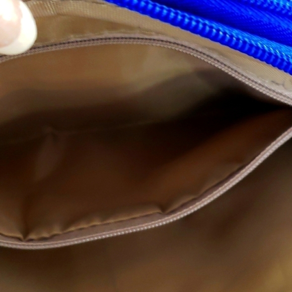 Multi Sac Royal Blue Crossbody Bag 7x9 VGUC - Picture 6 of 12